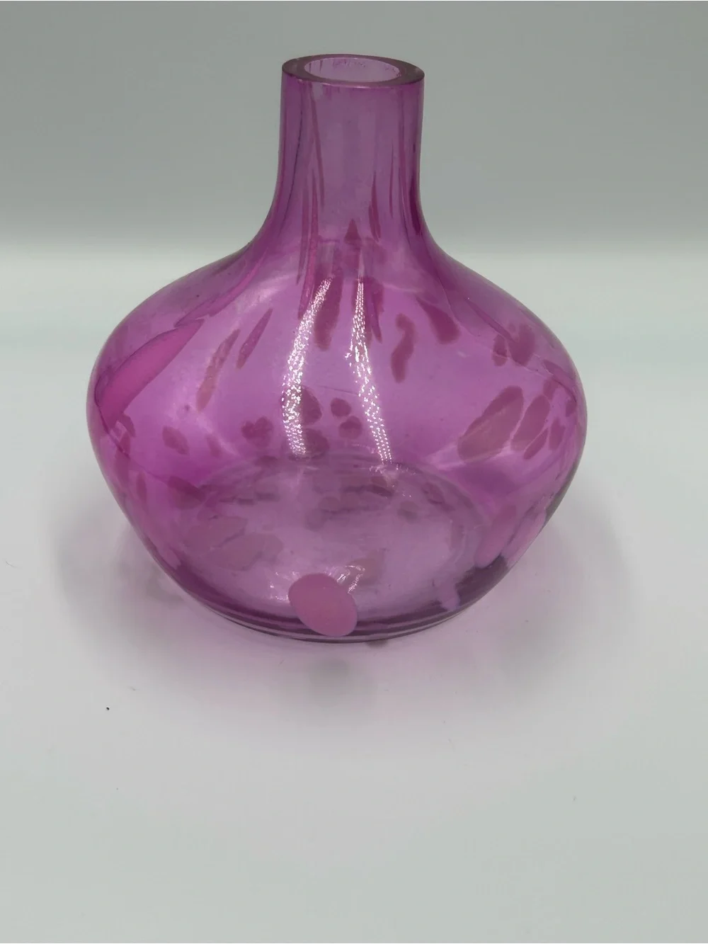 Purple Glass Bud Vase